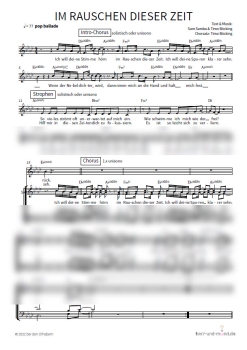Preview: Im Rauschen dieser Zeit - Chorsatz